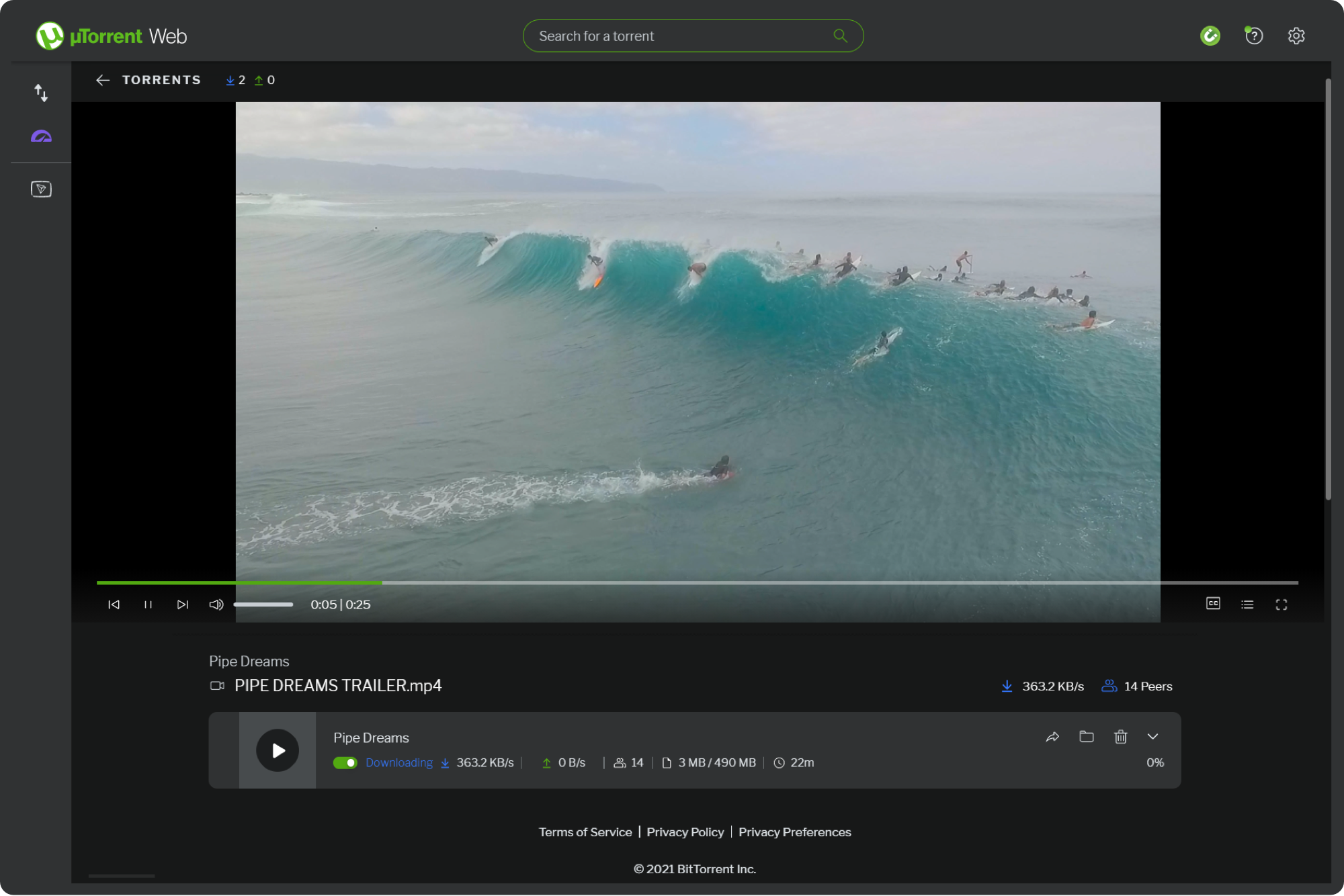 µTorrent (uTorrent) | Un cliente de BitTorrent de un tamaño mínimo